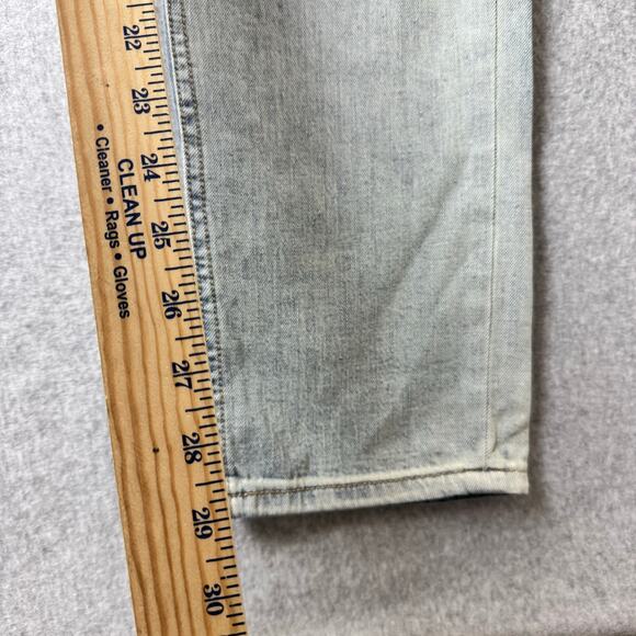 Anthropologie Pilcro Boyfriend Jeans Womens 29 Straight Leg Boho Grunge Stretch - Picture 15 of 16